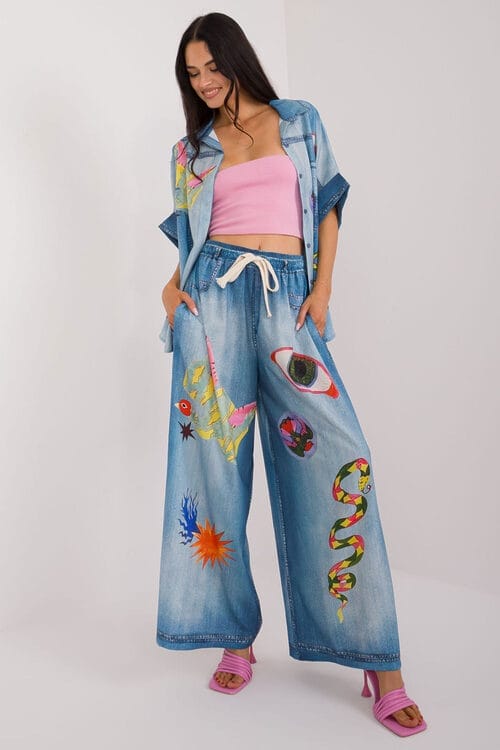 Women trousers model 198389 Italy Moda