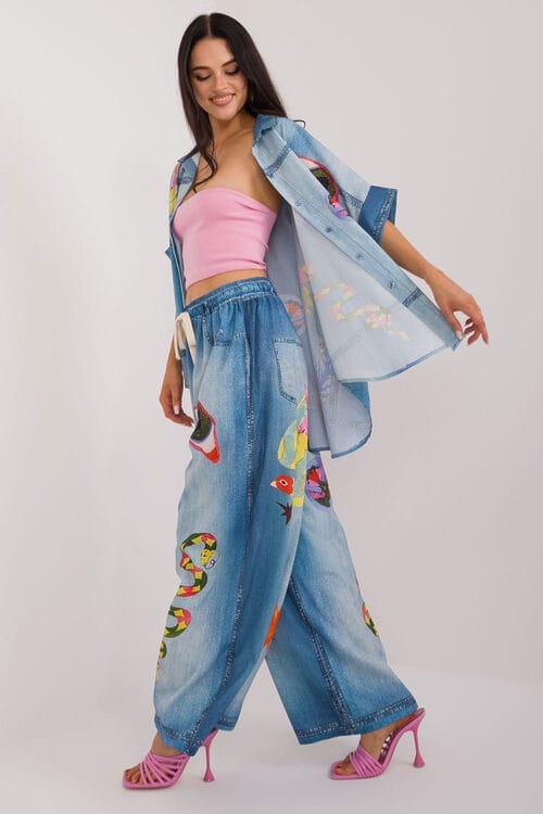 Women trousers model 198389 Italy Moda